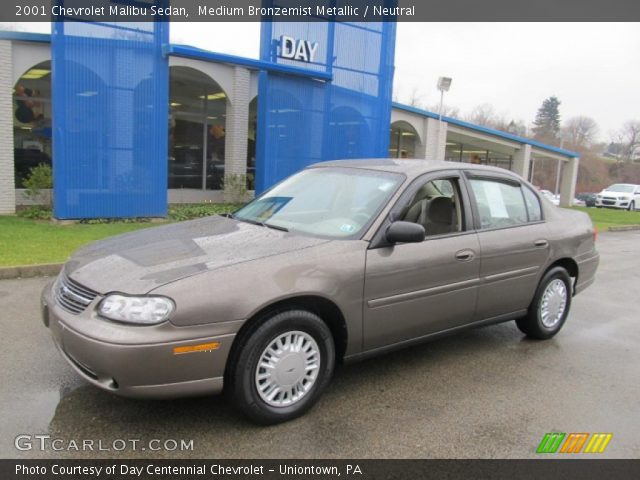 2001 Chevrolet Malibu Sedan in Medium Bronzemist Metallic