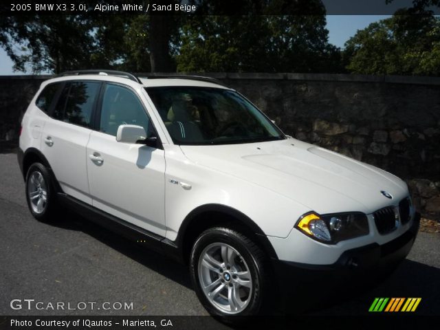 2005 BMW X3 3.0i in Alpine White