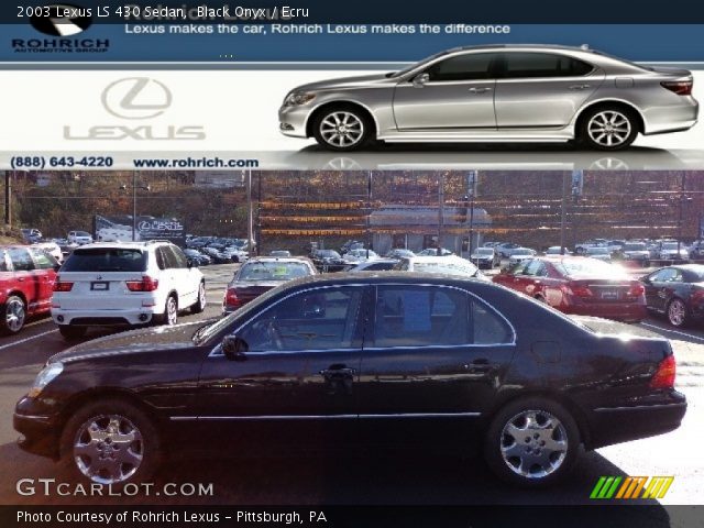 2003 Lexus LS 430 Sedan in Black Onyx
