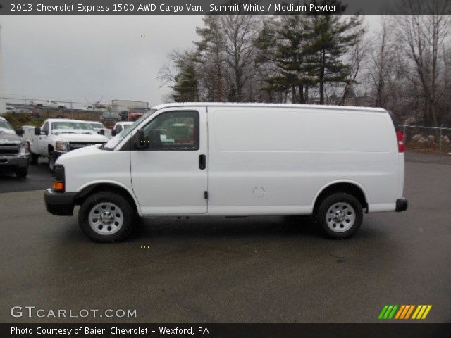 2013 Chevrolet Express 1500 AWD Cargo Van in Summit White