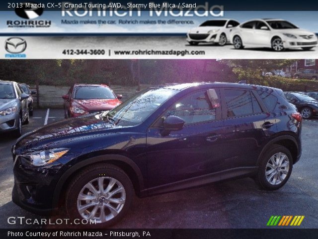 2013 Mazda CX-5 Grand Touring AWD in Stormy Blue Mica