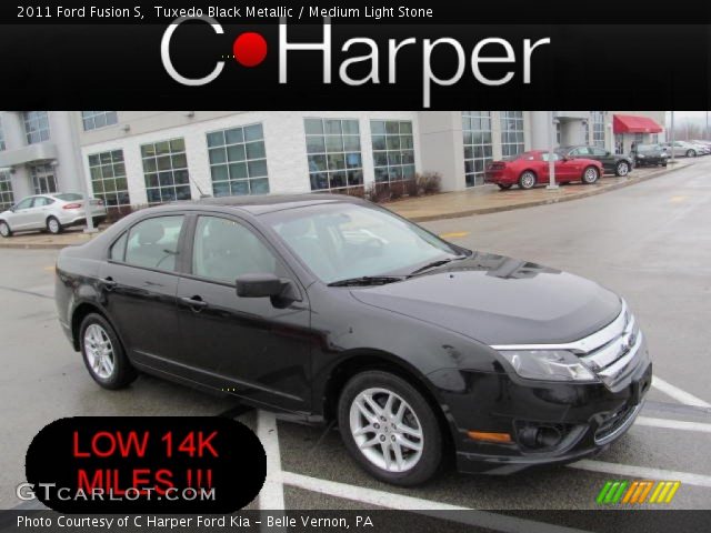 2011 Ford Fusion S in Tuxedo Black Metallic