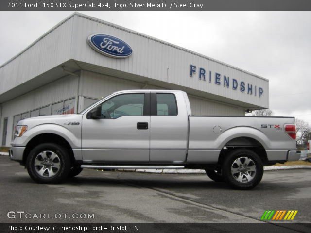 2011 Ford F150 STX SuperCab 4x4 in Ingot Silver Metallic