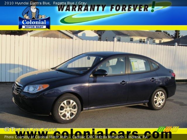2010 Hyundai Elantra Blue in Regatta Blue