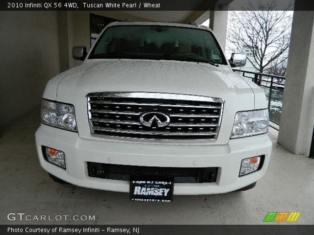 2010 Infiniti QX 56 4WD in Tuscan White Pearl