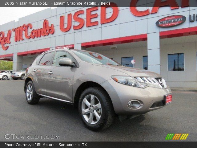 2009 Nissan Murano SL in Platinum Graphite Metallic