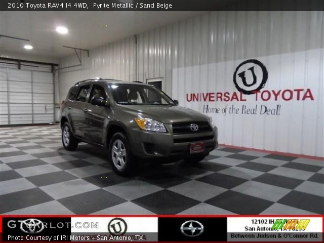 2010 Toyota RAV4 I4 4WD in Pyrite Metallic