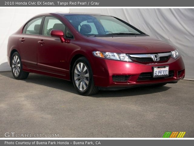 2010 Honda Civic EX Sedan in Tango Red Pearl