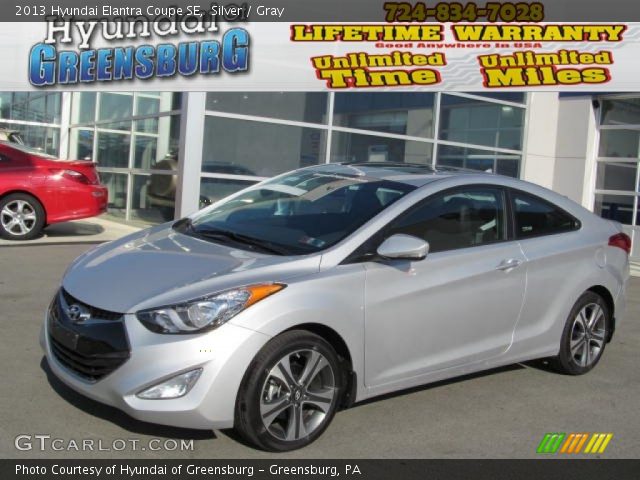 2013 Hyundai Elantra Coupe SE in Silver