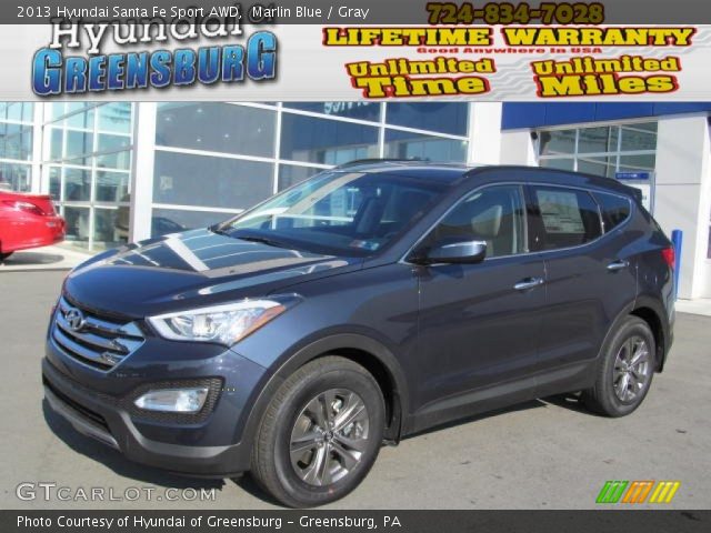 2013 Hyundai Santa Fe Sport AWD in Marlin Blue