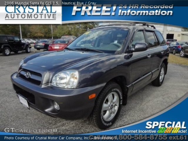 2006 Hyundai Santa Fe GLS 3.5 in Nautical Blue