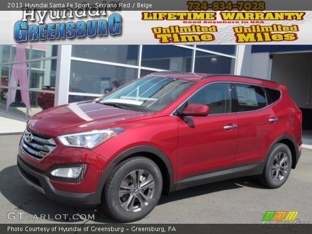 2013 Hyundai Santa Fe Sport in Serrano Red