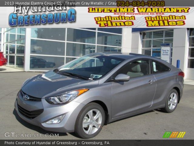 2013 Hyundai Elantra Coupe GS in Titanium Gray Metallic