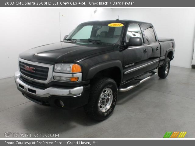 2003 GMC Sierra 2500HD SLT Crew Cab 4x4 in Onyx Black