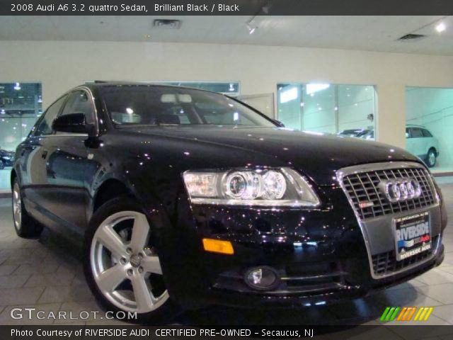 2008 Audi A6 3.2 quattro Sedan in Brilliant Black