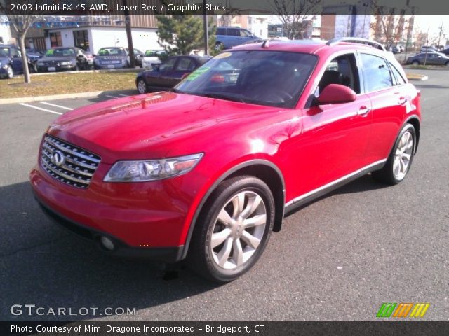 2003 Infiniti FX 45 AWD in Laser Red