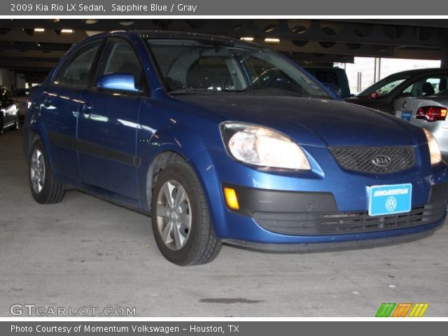 2009 Kia Rio LX Sedan in Sapphire Blue