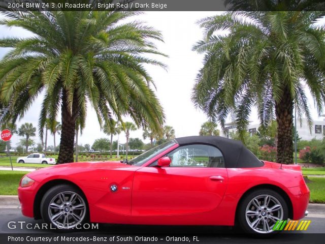 2004 BMW Z4 3.0i Roadster in Bright Red