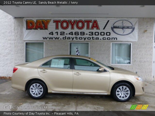 2012 Toyota Camry LE in Sandy Beach Metallic