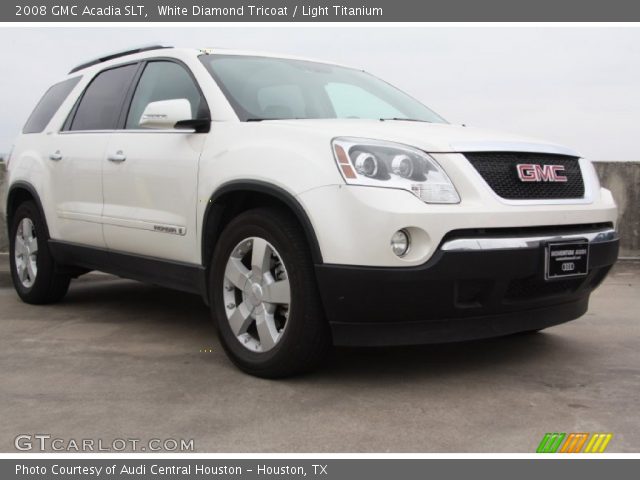 2008 GMC Acadia SLT in White Diamond Tricoat