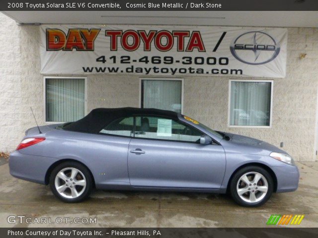 2008 Toyota Solara SLE V6 Convertible in Cosmic Blue Metallic