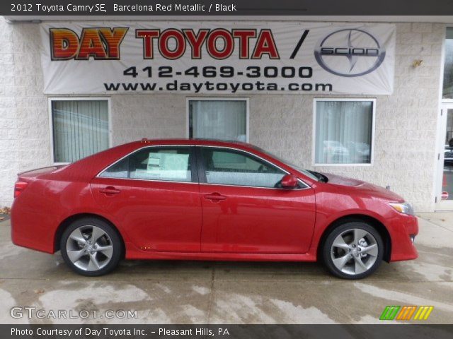 2012 Toyota Camry SE in Barcelona Red Metallic