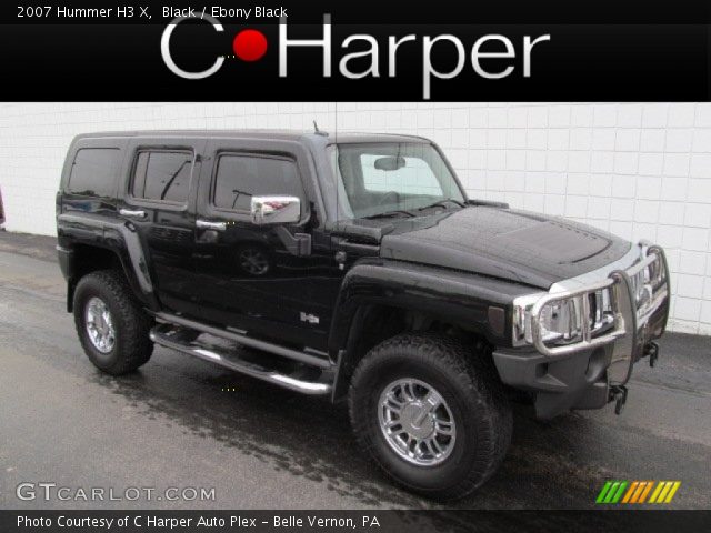 2007 Hummer H3 X in Black