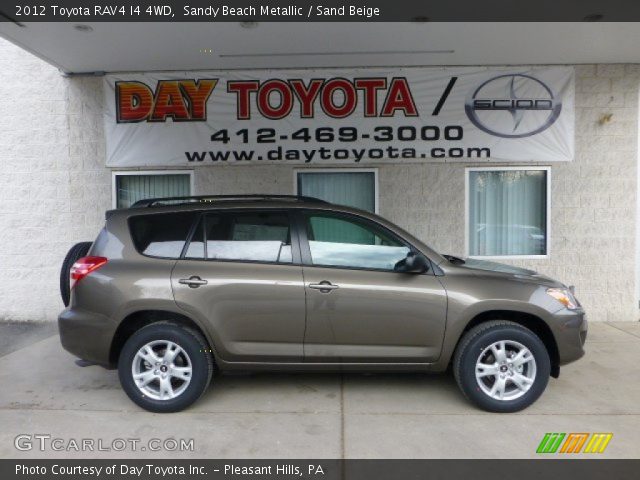 2012 Toyota RAV4 I4 4WD in Sandy Beach Metallic