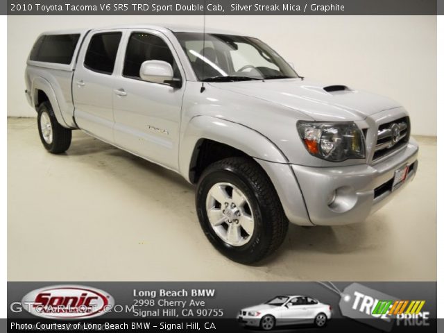 2010 Toyota Tacoma V6 SR5 TRD Sport Double Cab in Silver Streak Mica