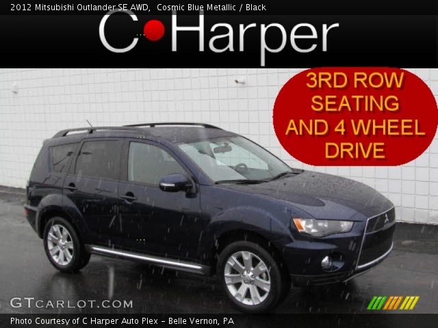 2012 Mitsubishi Outlander SE AWD in Cosmic Blue Metallic