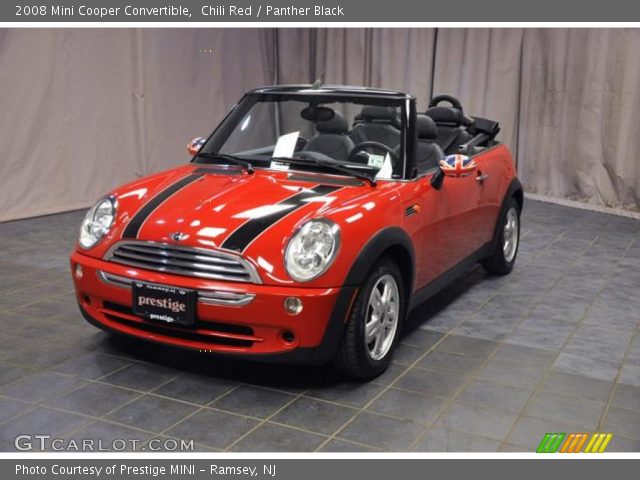 2008 Mini Cooper Convertible in Chili Red