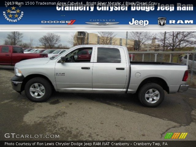 2013 Ram 1500 Tradesman Crew Cab 4x4 in Bright Silver Metallic