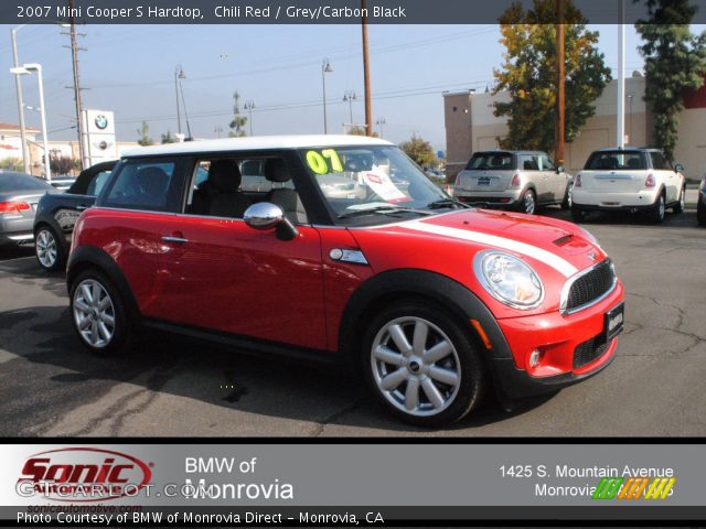 2007 Mini Cooper S Hardtop in Chili Red