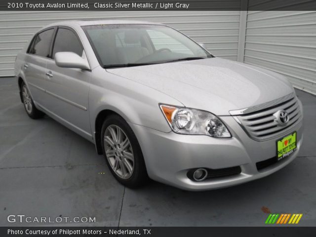 2010 Toyota Avalon Limited in Classic Silver Metallic