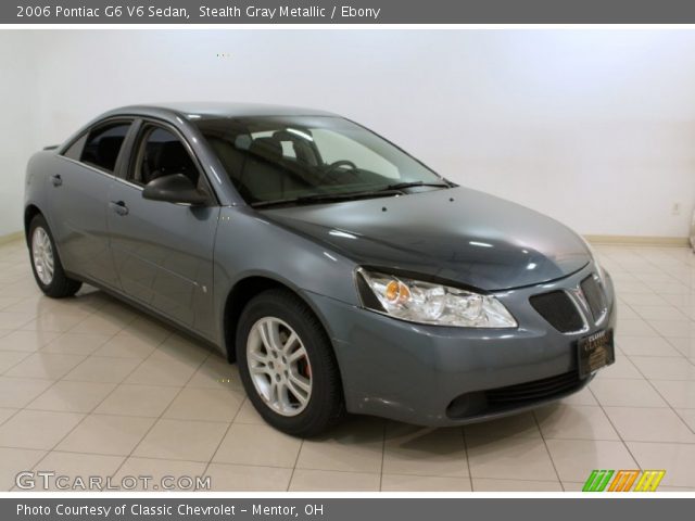 2006 Pontiac G6 V6 Sedan in Stealth Gray Metallic