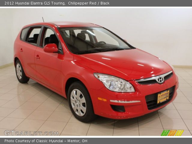 2012 Hyundai Elantra GLS Touring in Chilipepper Red