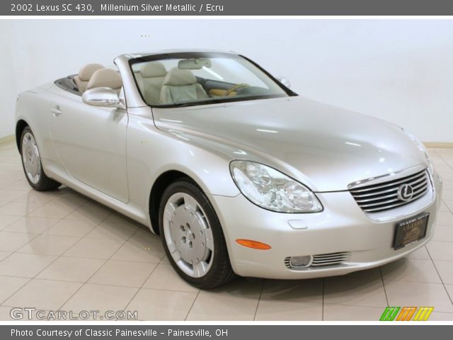 2002 Lexus SC 430 in Millenium Silver Metallic