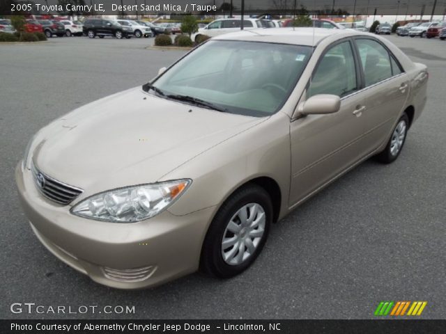 2005 Toyota Camry LE in Desert Sand Mica