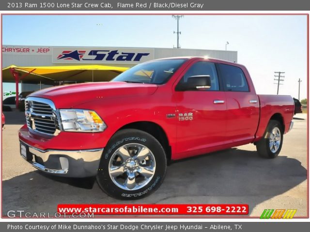 2013 Ram 1500 Lone Star Crew Cab in Flame Red