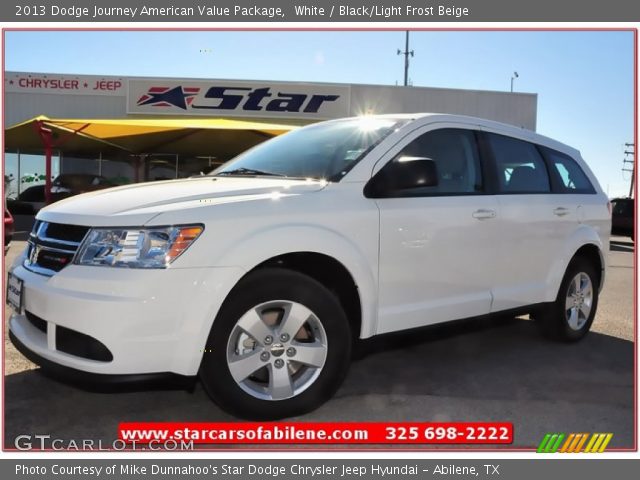 2013 Dodge Journey American Value Package in White