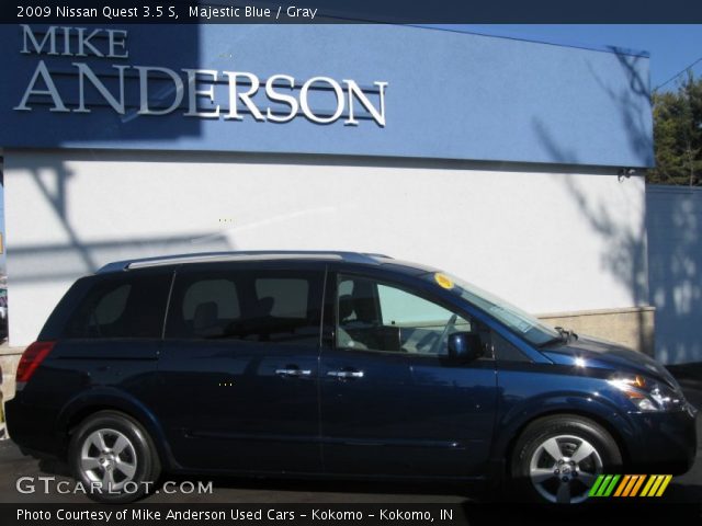 2009 Nissan Quest 3.5 S in Majestic Blue