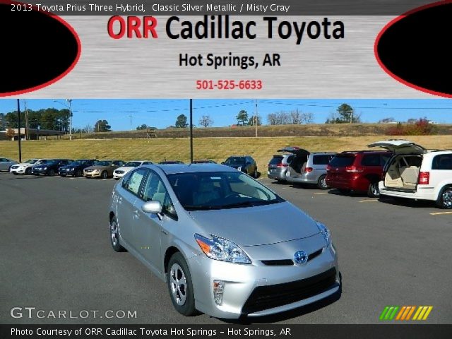 2013 Toyota Prius Three Hybrid in Classic Silver Metallic
