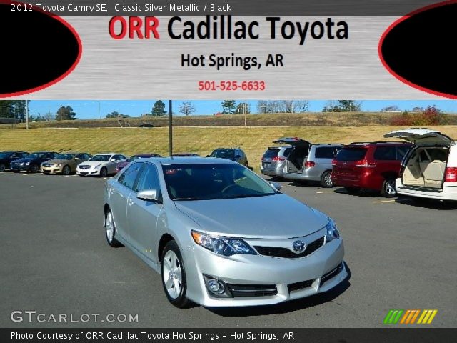 2012 Toyota Camry SE in Classic Silver Metallic
