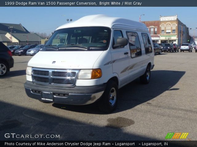 1999 Dodge Ram Van 1500 Passenger Conversion in Bright White