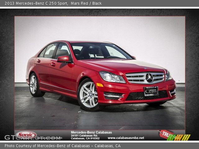 2013 Mercedes-Benz C 250 Sport in Mars Red