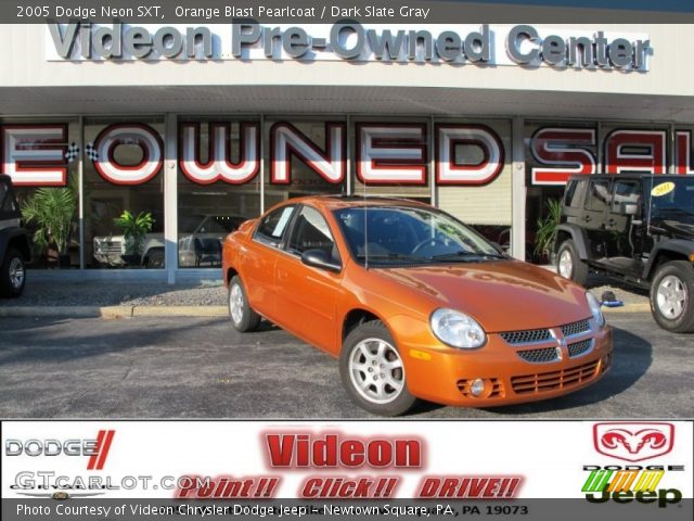 2005 Dodge Neon SXT in Orange Blast Pearlcoat