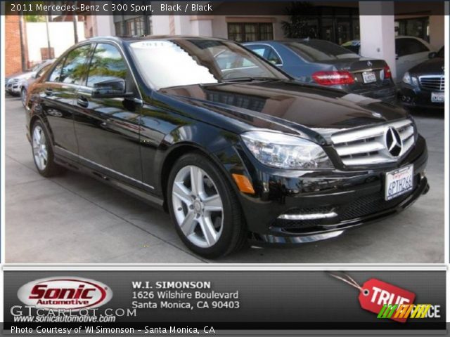 2011 Mercedes-Benz C 300 Sport in Black