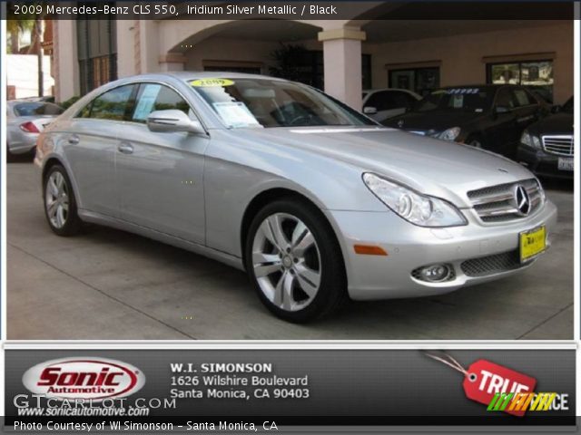 2009 Mercedes-Benz CLS 550 in Iridium Silver Metallic