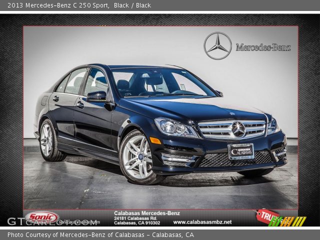 2013 Mercedes-Benz C 250 Sport in Black