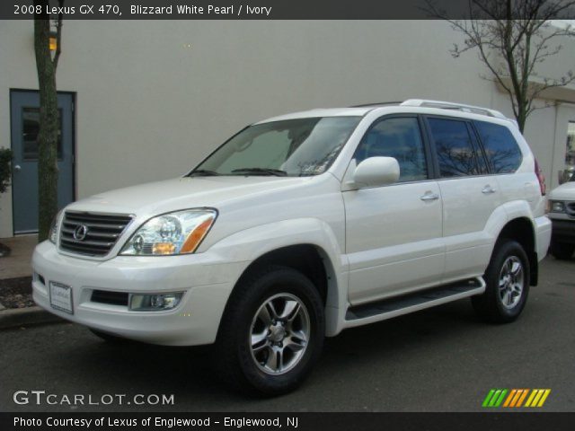 2008 Lexus GX 470 in Blizzard White Pearl